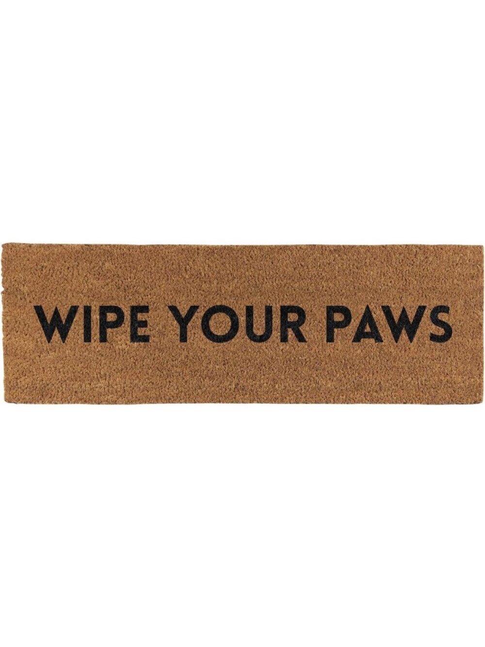 Coir Fiber Door Mat for Pets - 30x10 Inch, Wipe Your Paws, Durable & Stylish
